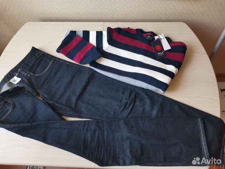 Подростковая одежда рубашки джинсы, толстовка