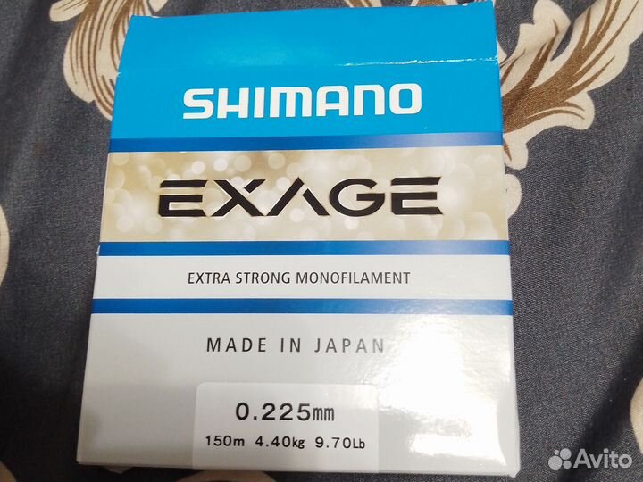 Новая леска shimano exage 0.225m-150 м