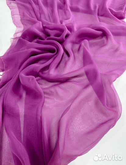 Шелковый шифон разные цвета
