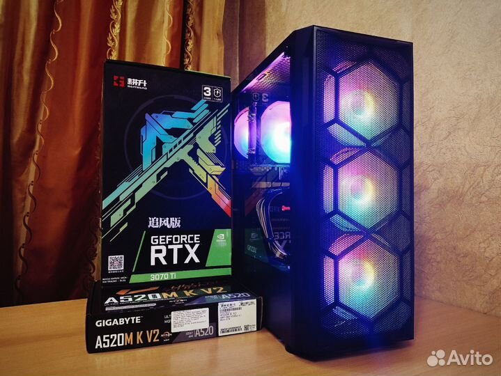 Игровой пк: RTX 3070Ti / Ryzen 5500 / 32Gb / 1Tb