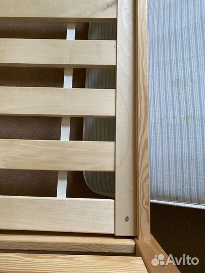 Кровать икеа 90*200 деревянная