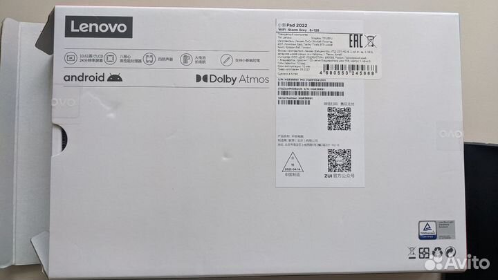 Планшет lenovo pad tb128fu 6/128gb