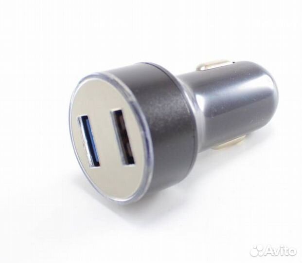 Автомобильное зарядное устройство 2 USB выхода 3A