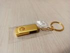 Новый флеш накопитель Gold металл 32 GB USB