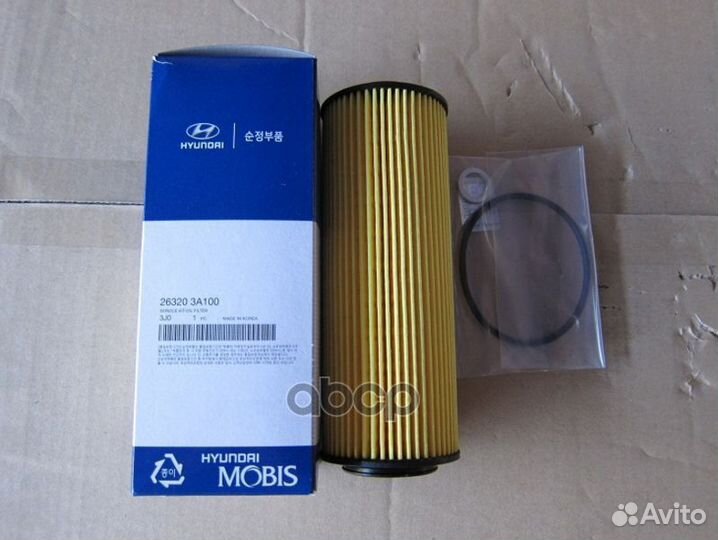 Фильтр масл.(вставка) hyundai IX55 ORG 263203