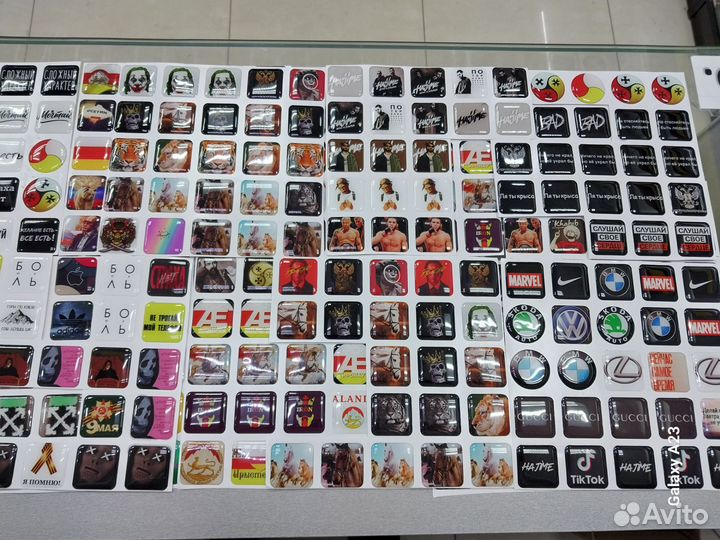 3D стикеры на телефон, наклейки