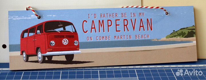 Volkswagen картинка 26х8 см