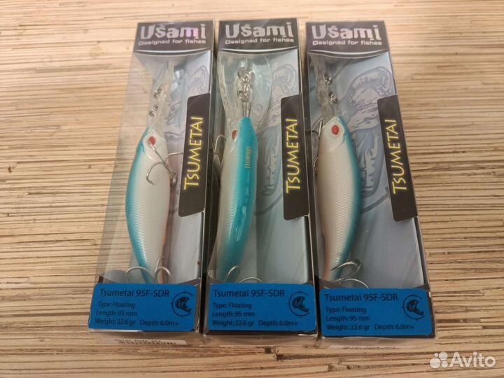 Воблеры для троллинга Usami Tsumetai 95F-SDR