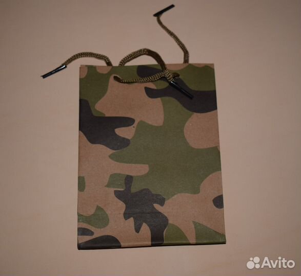 Крафт пакет камуфляж