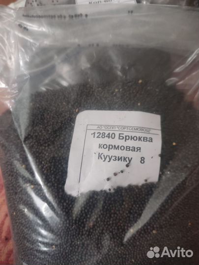 Семена свеклы и брюквы