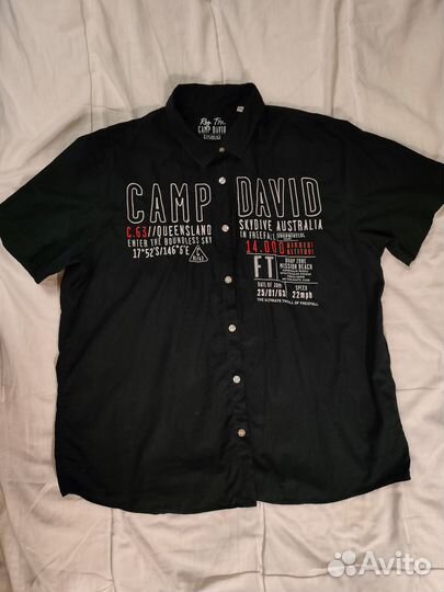Camp David XXL с к. рукавом рубашка