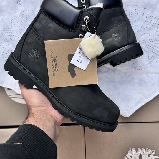 Timberland с мехом кроссовки