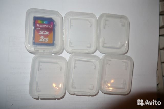 Кейсы коробочки для SD и CF карт памяти