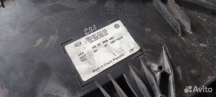 Фары Volkswagen Passat B5+