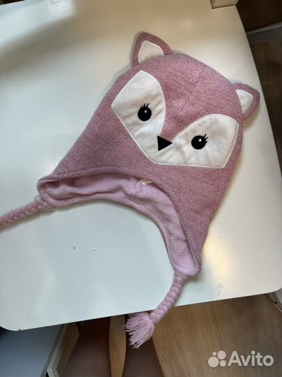 Шапка шлем для девочки 48 50 52