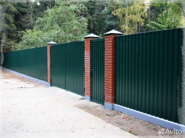 Забор из профнастила