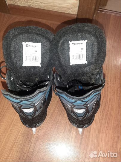Коньки хоккейные детские 33 размер