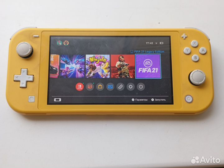 Nintendo switch lite с играми