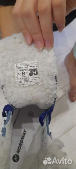 Коньки для девочки nordway размер 35