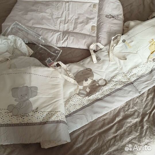 Комплект постельного белья mothercare бортики