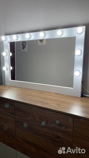 Зеркало с лампочками