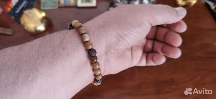 Браслет мужской из бивня мамонта