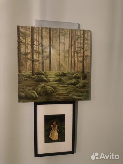 Картина маслом лес 40*40
