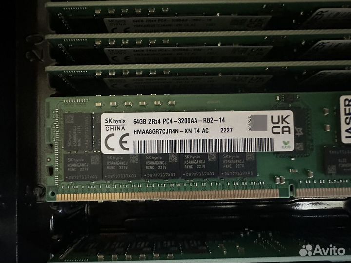 Серверная Hynix 64GB 2Rx4 PC4-3200AA