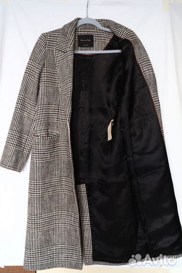 Пальто осень/весна женское в клетку
