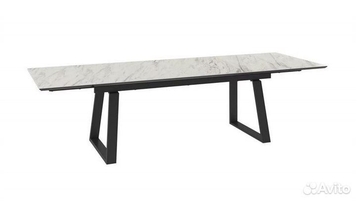 Стол керамика milana-200 Palissandro/Черный)