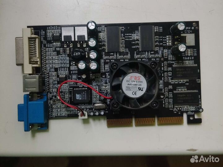 Видеокарта fx5200 на 128мб