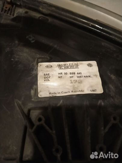 Фары 3B0941 016AQ на Фольксваген пассат