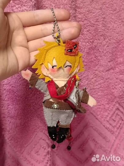 Брелок из фетра Геншин Тарталия