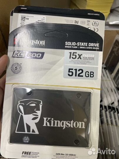 SSD Kingston (512GB) в наличии