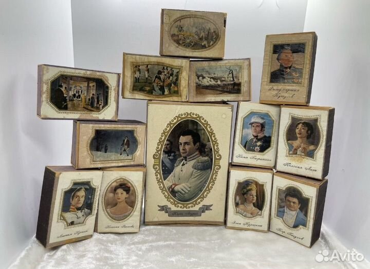 Винтаж коробка коллекционных коробков спички