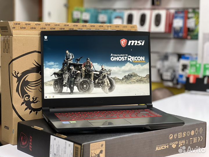 Новый игровой MSI GF63 144Гц i5-11400 8Gb RTX3050