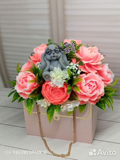 Букет из мыла