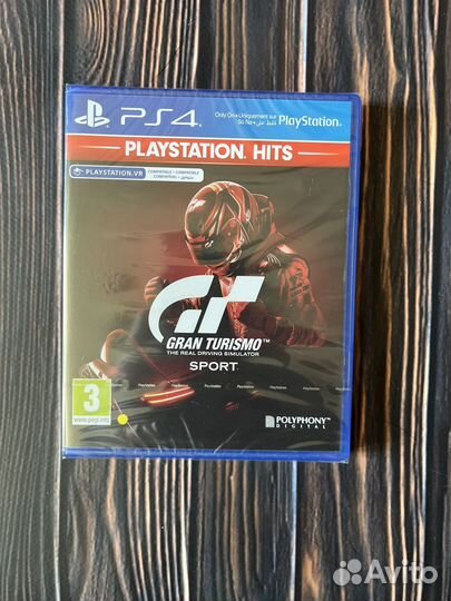 Gran turismo sport ps4 диск новый