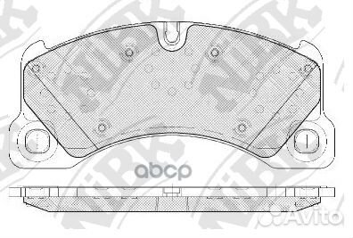 Колодки тормозные дисковые PN0529 NiBK