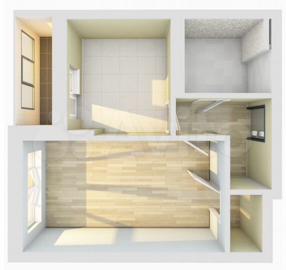 1-к. квартира, 36,1 м², 11/25 эт.