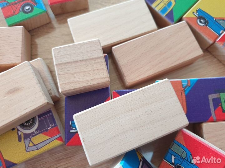 Детская деревянная развивающая игра Машинки - вари