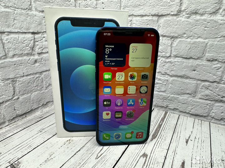 iPhone 12 128gb Blue идеал