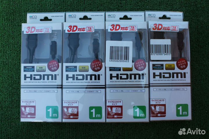 Кабели Hdmi Micro и Mini 4K/3D из Японии