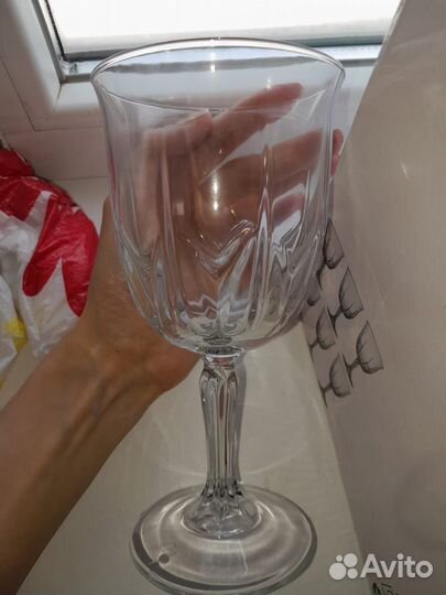 Бокал на ножке 6шт в упаковке новые