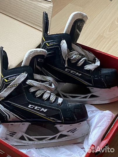 Коньки ссм хоккейные детские 30 размер