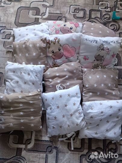 Бортики в детскую кроватку бу