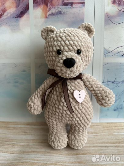 Вязаные игрушки Мишка