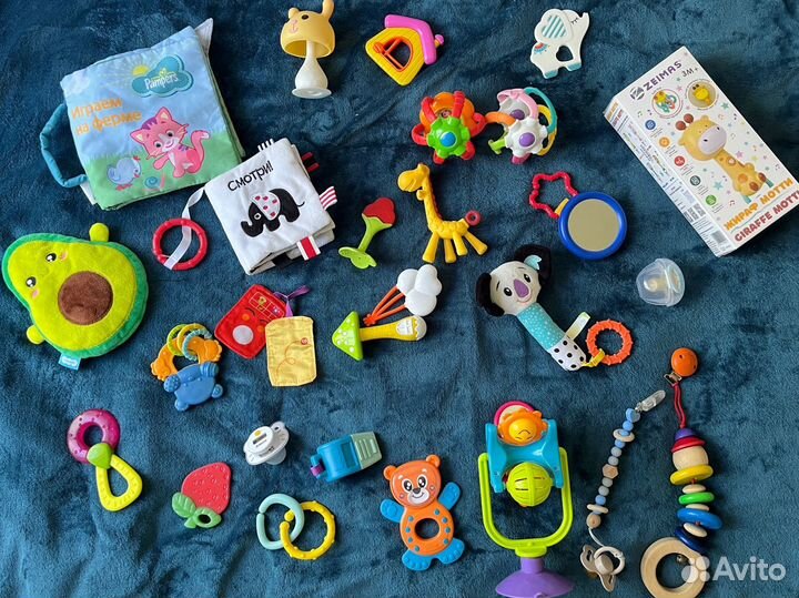 Прорезыватели и погремушки для малыша