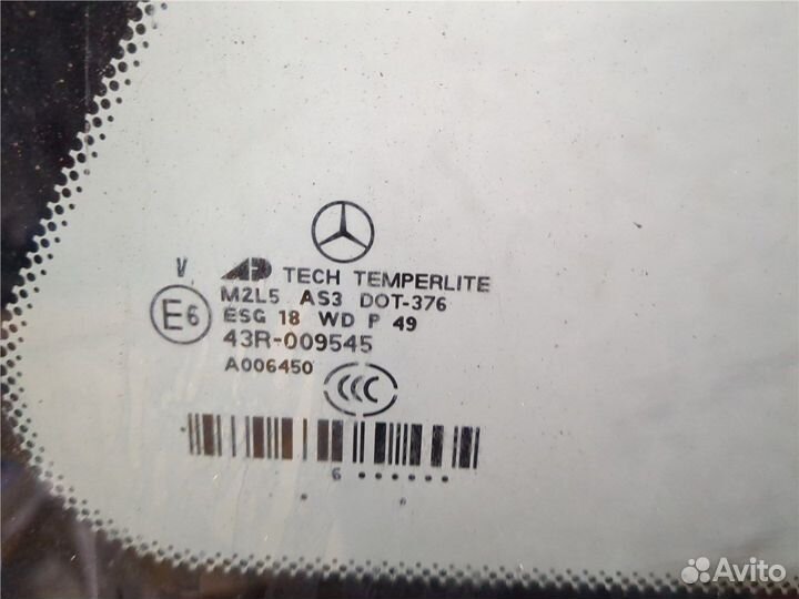 Стекло кузовное боковое Mercedes GL X164, 2007