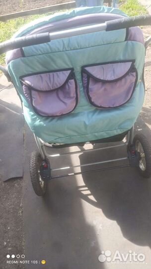 Коляска для двойни